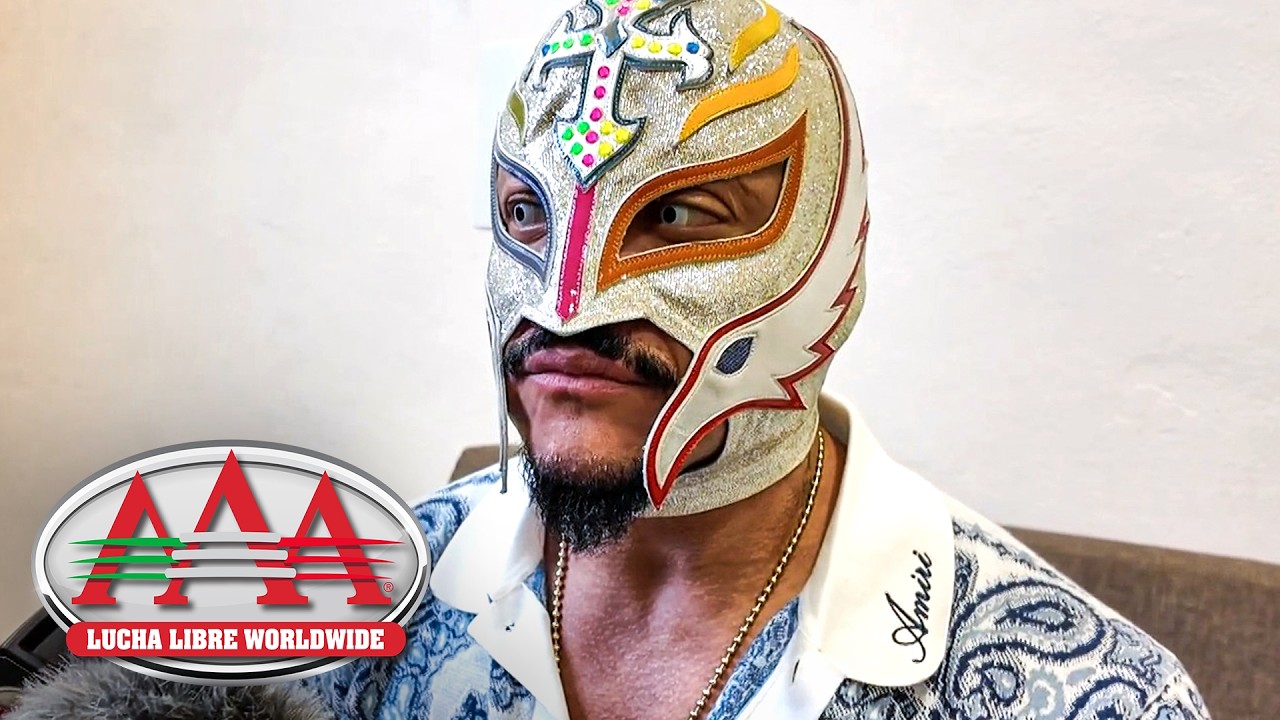 Rey Mysterio says a former WWE Champion is coming to AAA next week: Lucha Libre AAA highlights background