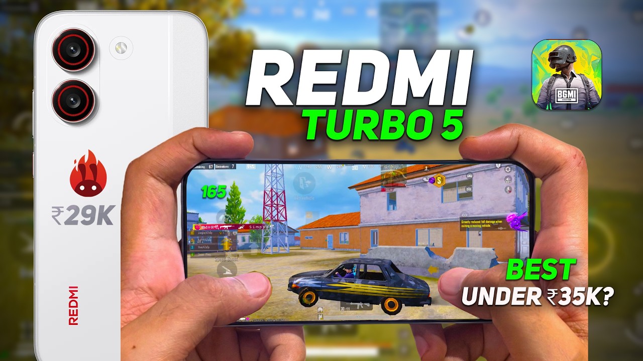 Redmi Turbo 5 For Gaming ( Pubg & BGMI ) Best Phone Under 35k? | Redmi Turbo 5 Copied Poco X8 Pro? background