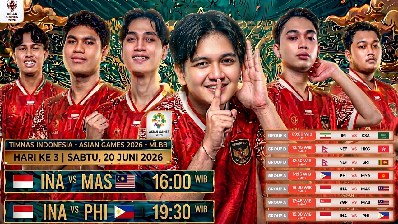 đŽ LIVE | 2026 Asian Games Esports Events Mobile Legends: Bang Bang Qualifiers Day 3 background