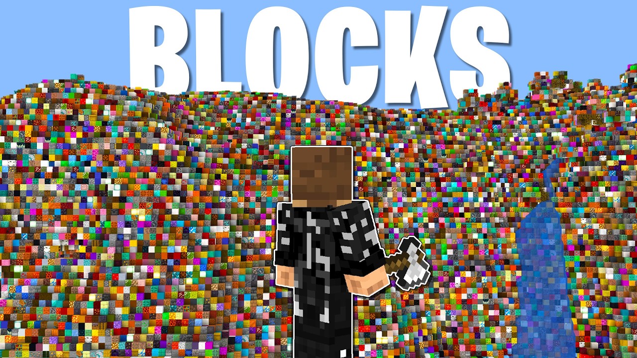 Hardcore, but EVERY BLOCK is random background