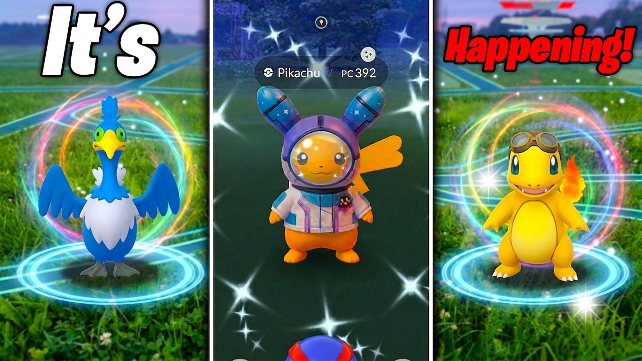 THIS COSTUMED PIKACHU IS REALLY COMING TO POKEMON GO! Cramorant Release SOON / New Costumed Pokemon background