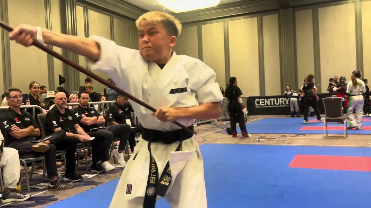 Caleb Baschnagel 13 & Under Boys Traditional Weapons Grand Championship - Battle of Atlanta 2026 background