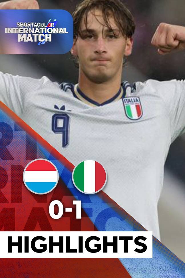 Sportacular International Match 2026 - Highlight Luxembourg vs Italy background