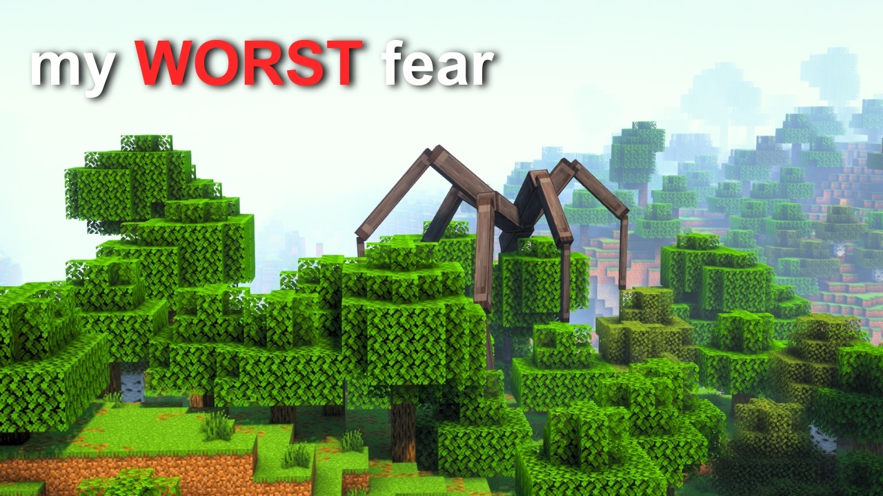 I Played a Realistic Spider mod with Arachnophobia background