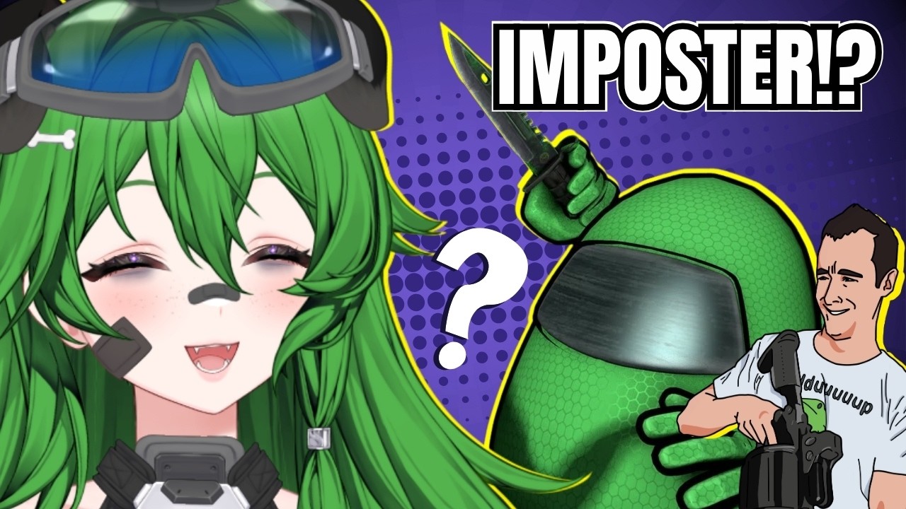 Badger was WILD in Amongus!? | The Russian Badger Reaction background