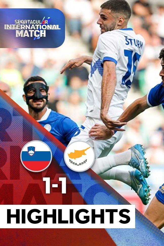 Sportacular International Match 2026 - Highlight Slovenia vs Cyprus background
