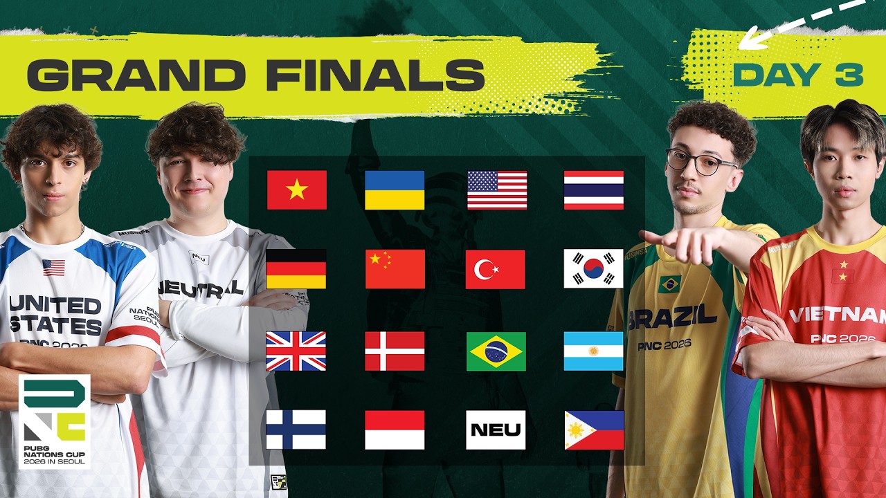 PUBG Nations Cup - Grand Finals - Day 3 background