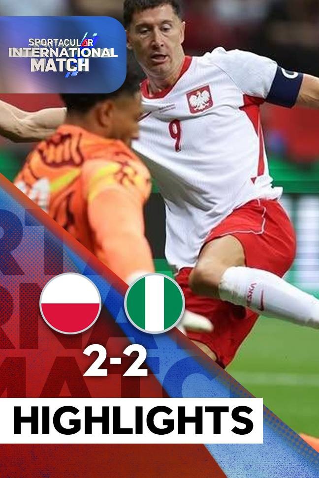 Sportacular International Match 2026 - Highlight Poland vs Nigeria background