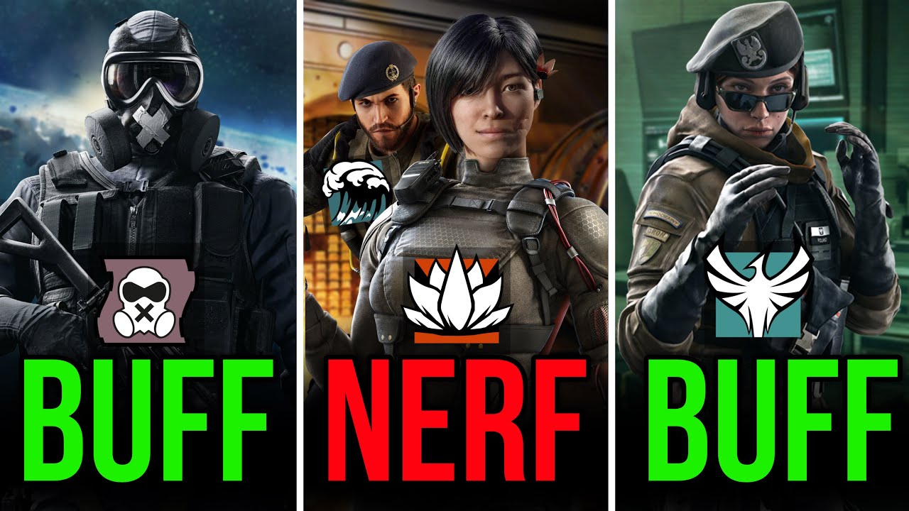Defence DMR NERF, Zofia BUFF, Marketplace update & More! Rainbow Six Siege news background