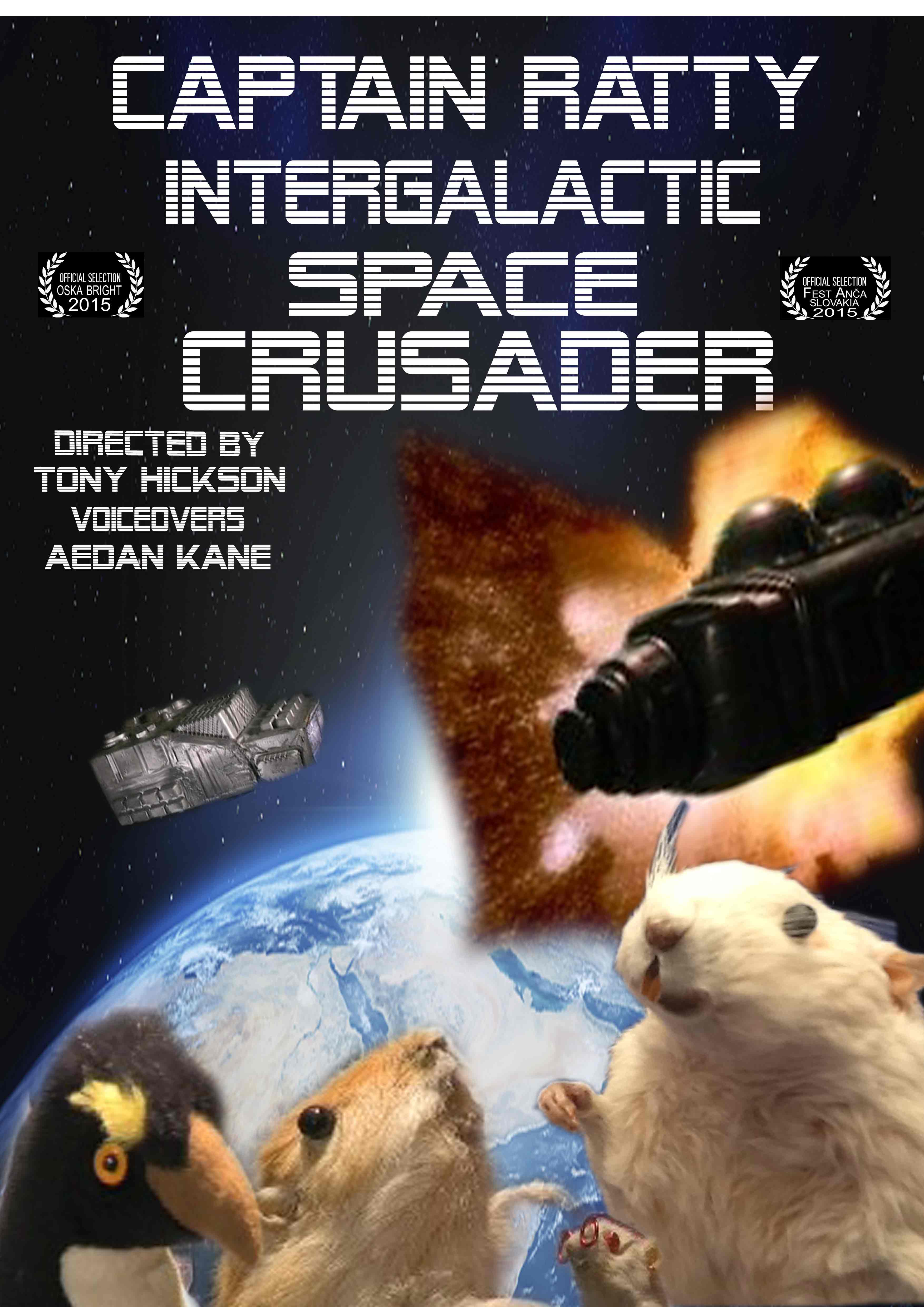 Captain Ratty intergalactic space warrior poster - similar to My Hero Academia
