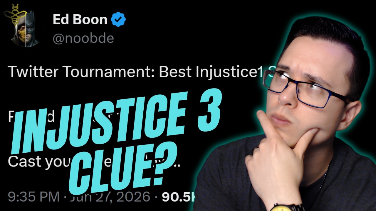 Why Is Ed Boon Asking Fans This?! | Injustice 3 Clues? background