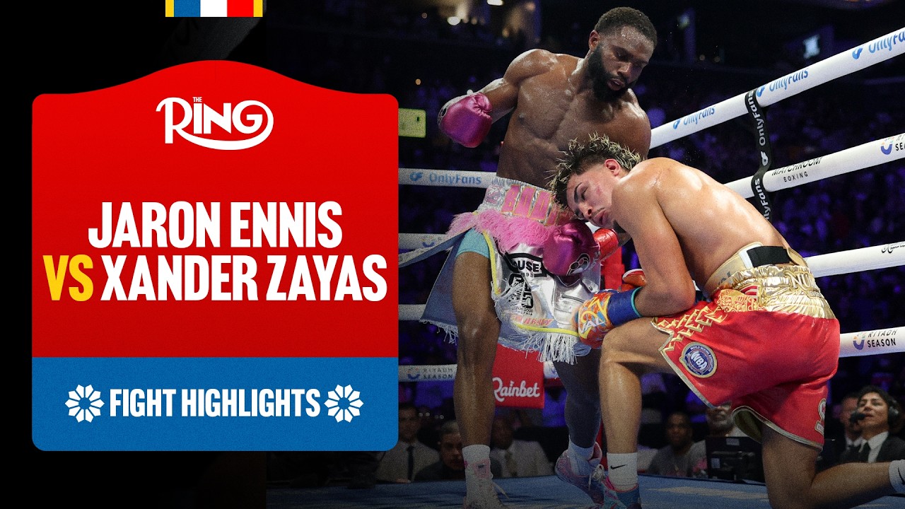 FIGHT OF THE YEAR?! Jaron 'Boots' Ennis vs Xander Zayas | FIGHT HIGHLIGHTS background