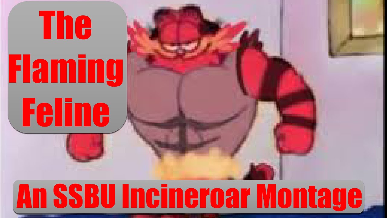 The Flaming Feline - An SSBU Incineroar Montage background