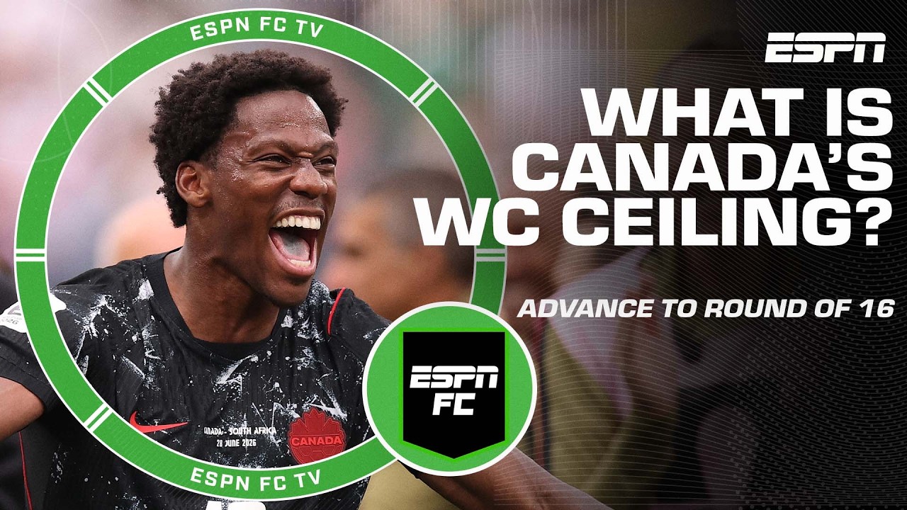 Round of 32 Reaction ⚽ Canada ELIMINATES South Africa from the World Cup | ESPN FC background