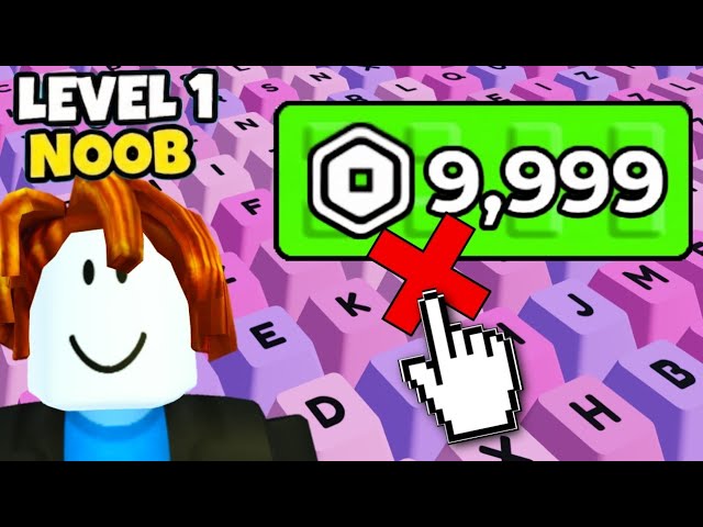 STARTING OVER but ROBUX is π« in +1 Speed Keyboard Escape Roblox background