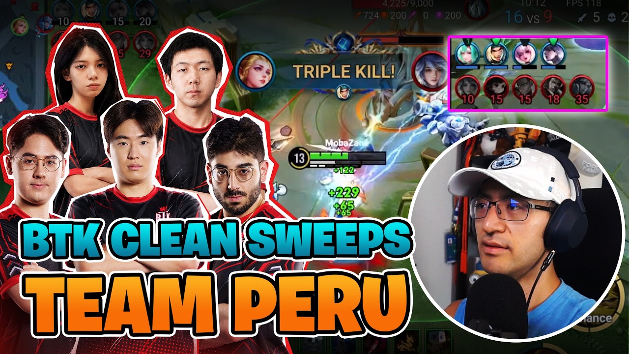 BTK DESTROYS TEAM PERU 3-0! #honorofkings #hok #hokesports background