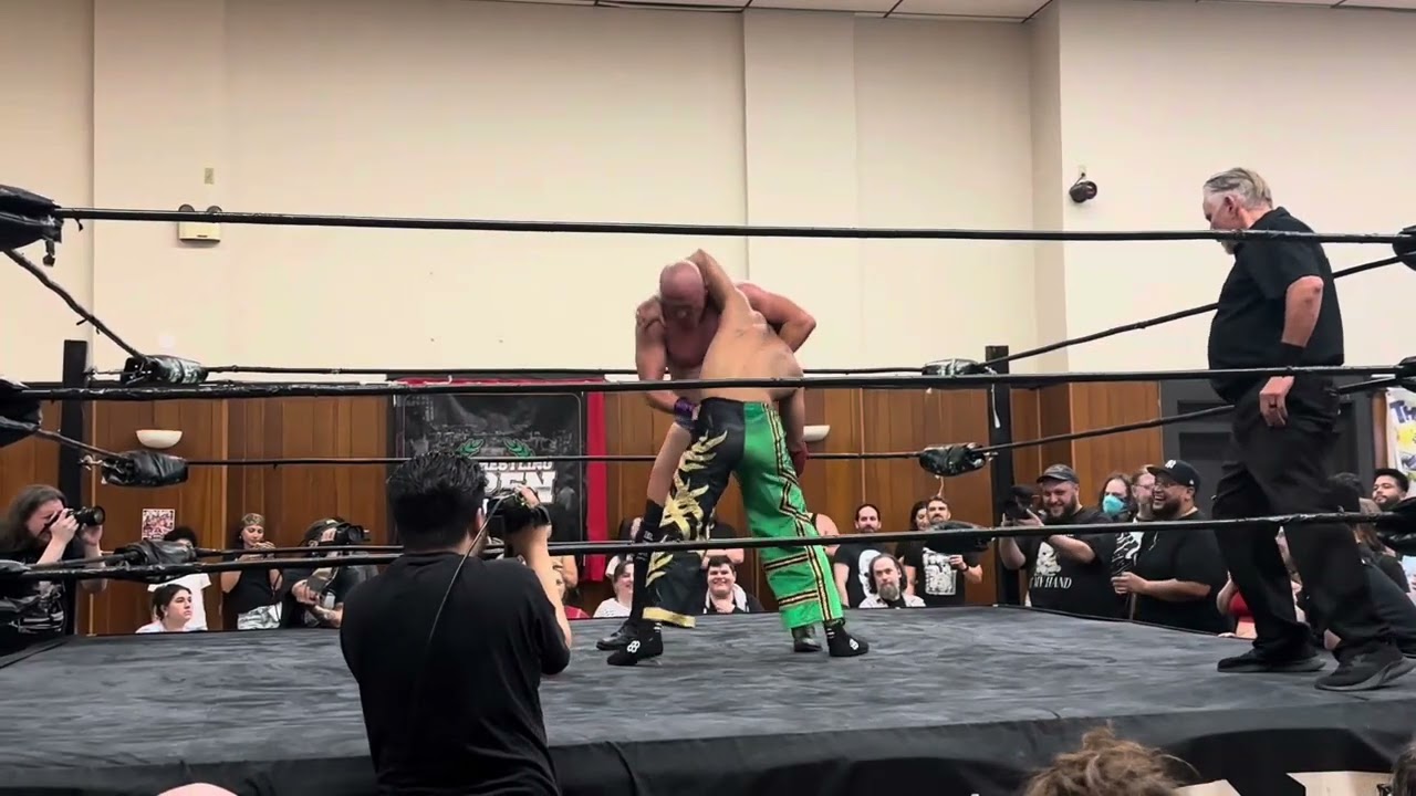 wrestling open background