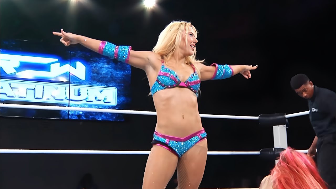 FULL MATCH: Ladybird Monica Monroe vs Kaylia Capri - Reality Of Wrestling background