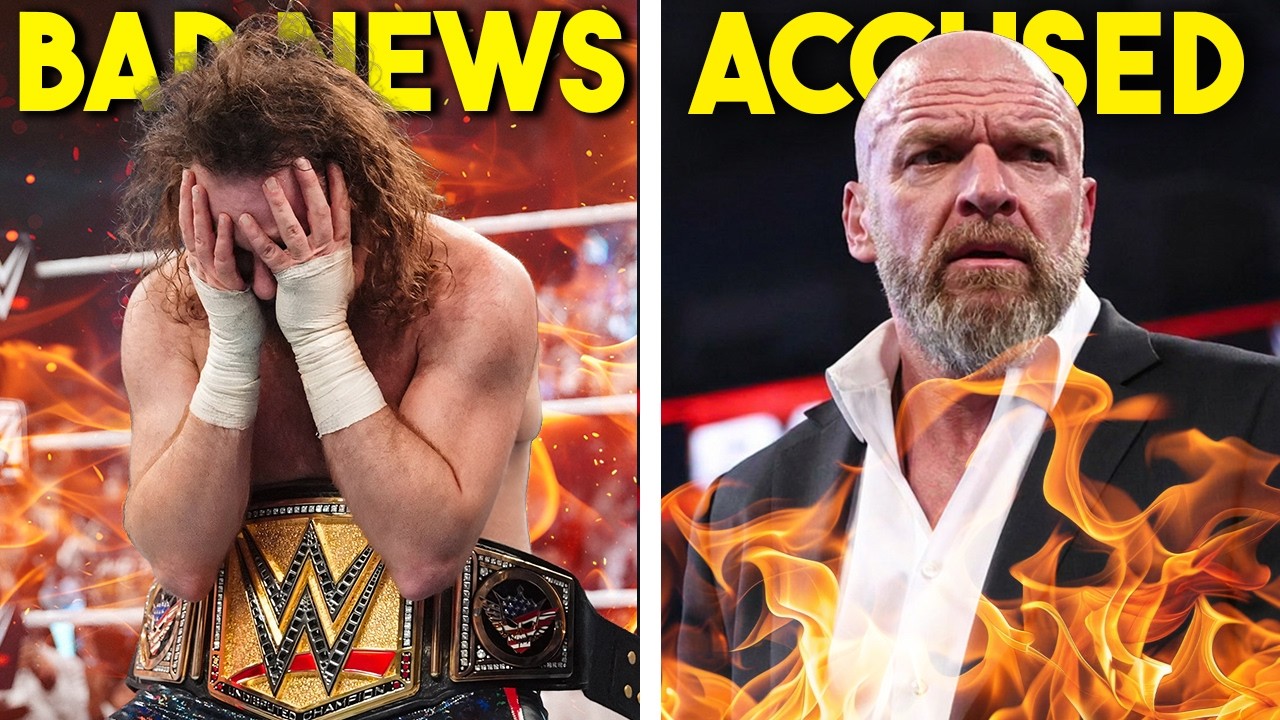 BAD NEWS FOR SAMI ZAYN ALREADY...WWE ACCUSED...LEGEND IN CAR ACCIDENT...Wrestling News background