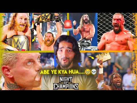 'Kaand Ho GayađČđ„' Sami Zayn Wins Undisputed Championship - WWE Night Of Champions 2026 Highlights background