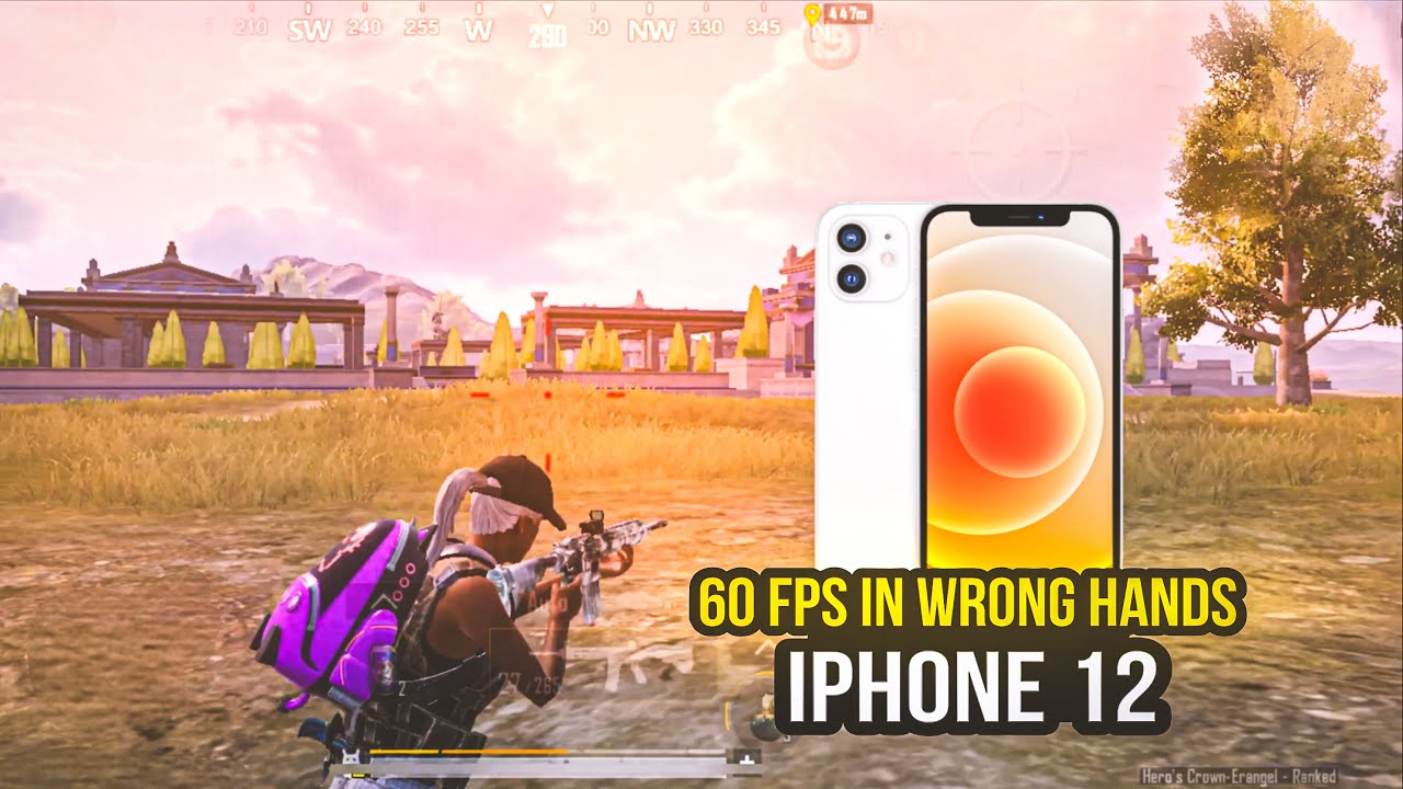 60 FPS IN WRONG HANDS • IPHONE 12 • BGMI 🔱 background