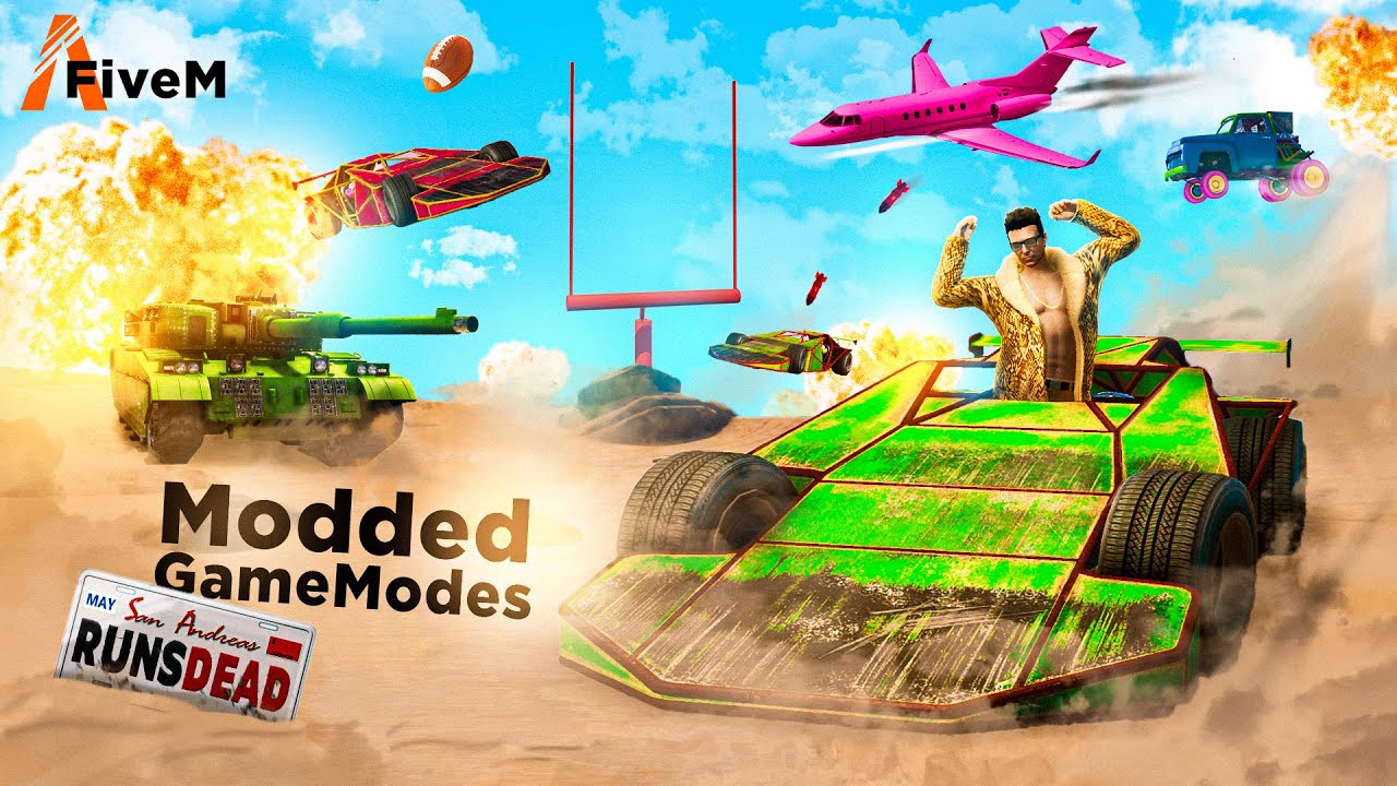 GTA Online Like You've Never Seen It – Insane Custom Modes in FiveM! background