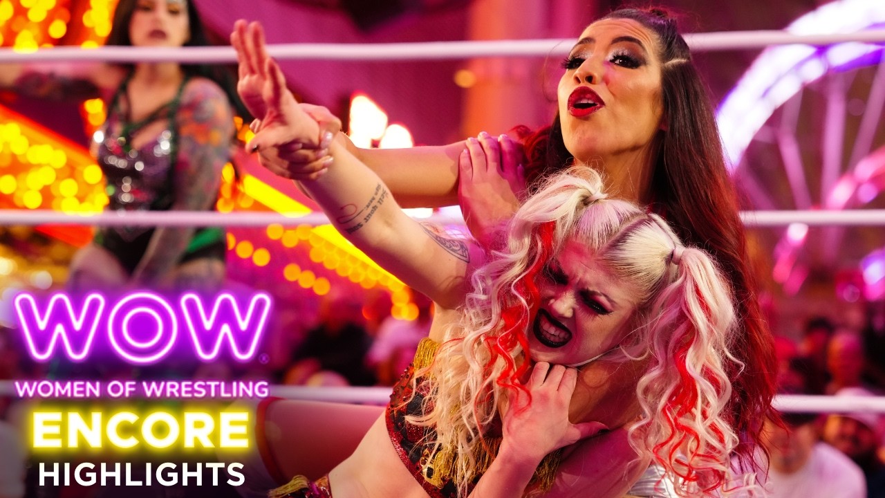 Trios Championship: The Enlightened vs Monsters & Metal | Highlights | WOW - Women Of Wrestling background