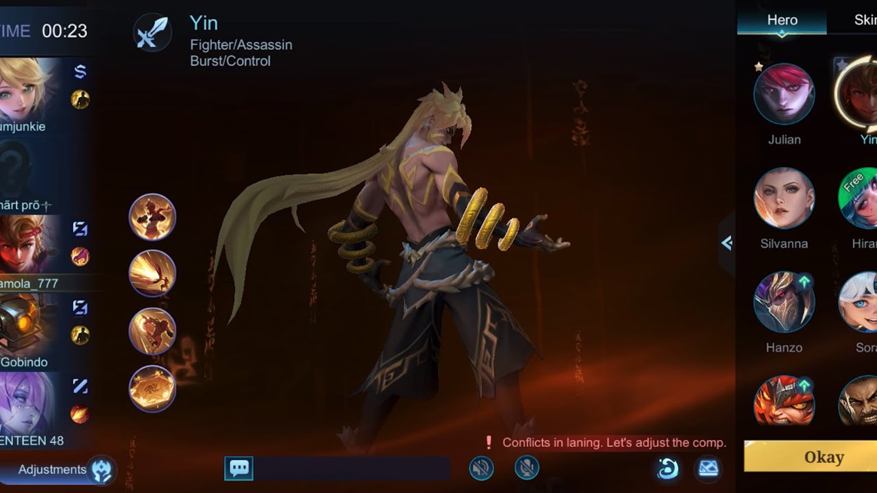 INSANE YIN MONTAGE / MOBA LEGENDS BANG BANG / 13 KILLS #yin #mlbb #mobilelegends background