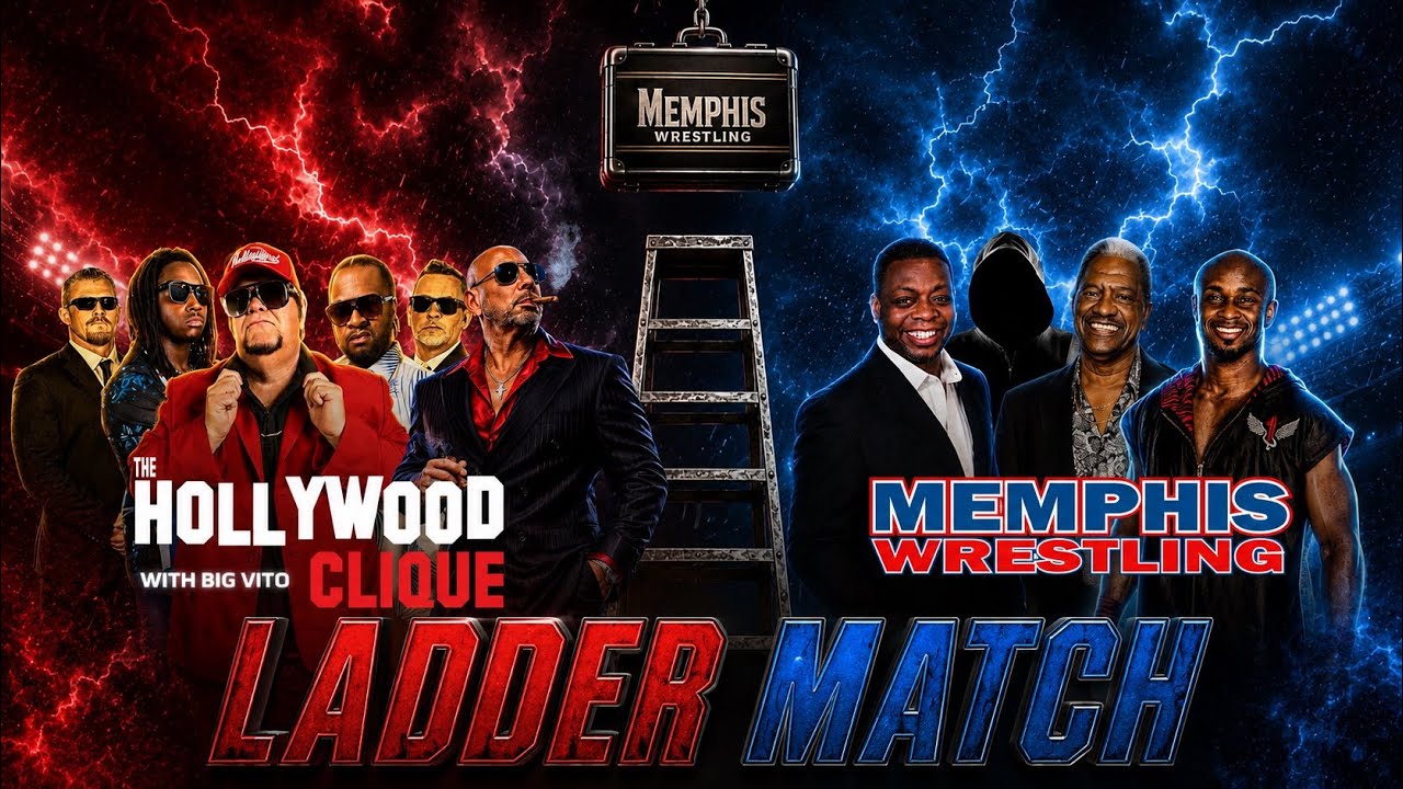 Ladder Match for Controlling Ownership | Hollywood Clique vs Memphis Wrestling | MEMPHIS WRESTLING background