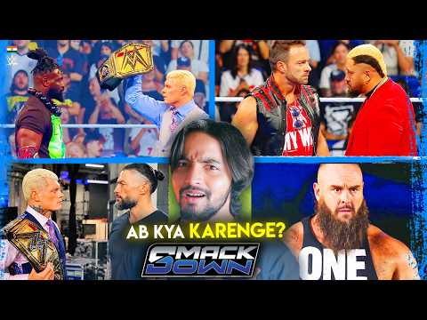'Historic Smackdown Review💪' Roman Reigns, Cody Rhodes, Braun Strowman Controversy - WWE Highlights background