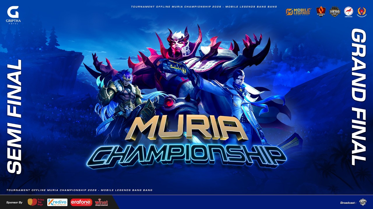 GRAND FINAL - TOURNAMENT OFFLINE MURIA CHAMPIONSHIP 2026 | Mobile Legends Bang Bang background