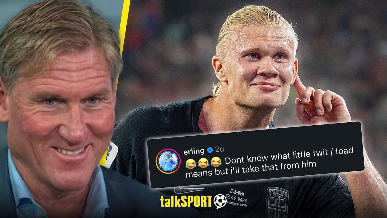 "I'll Accept That as an Apology!" Simon Jordan RESPONDS to Erling Haaland's comments on VIRAL Post! background