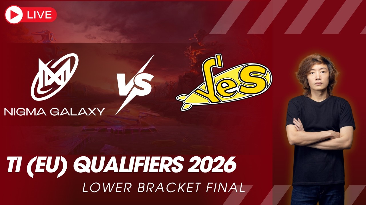Nigma vs YeS l The International 2026 EU Qualifier /Playoffs background