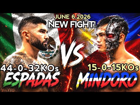 NEW FIGHT : WELJON MINDORO VS ELIAS ESPADAS | PHILIPPINES VS MEXICO BRAWL 2026! backdrop