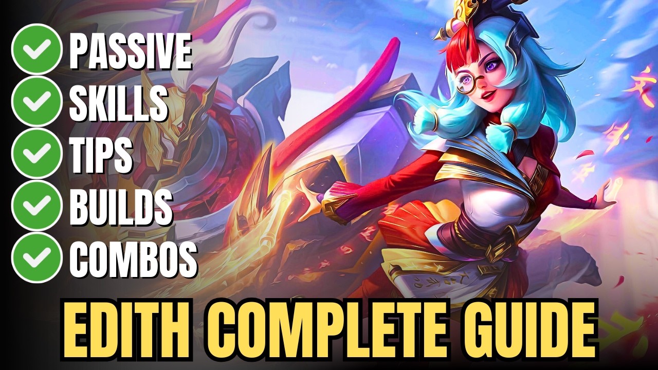 Edith Complete Guide in Mobile Legends – Best Build, Skills, Combos & Pro Tips background