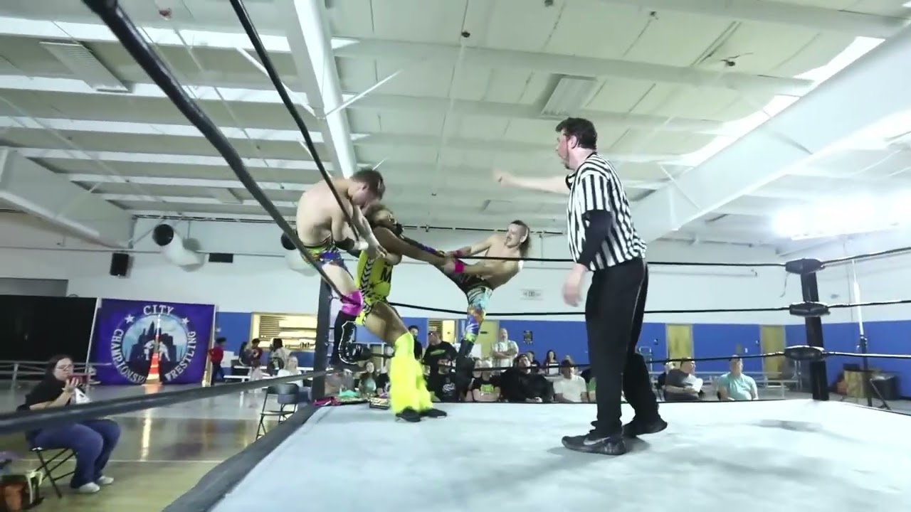 FULL MATCH Tye or Dye vs Third Degree 60 Min Slam 7 background