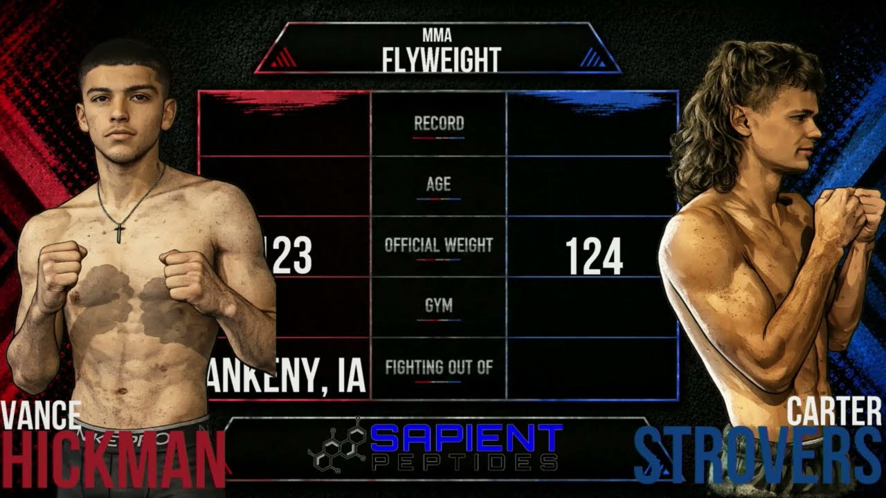 Vance Hickman vs Carter Strovers | AFC 70 background