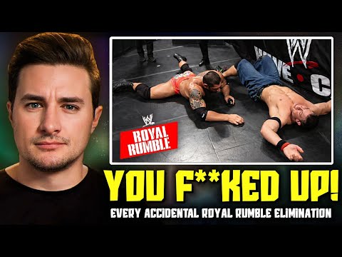 Top 10... Accidental Royal Rumble Eliminations background