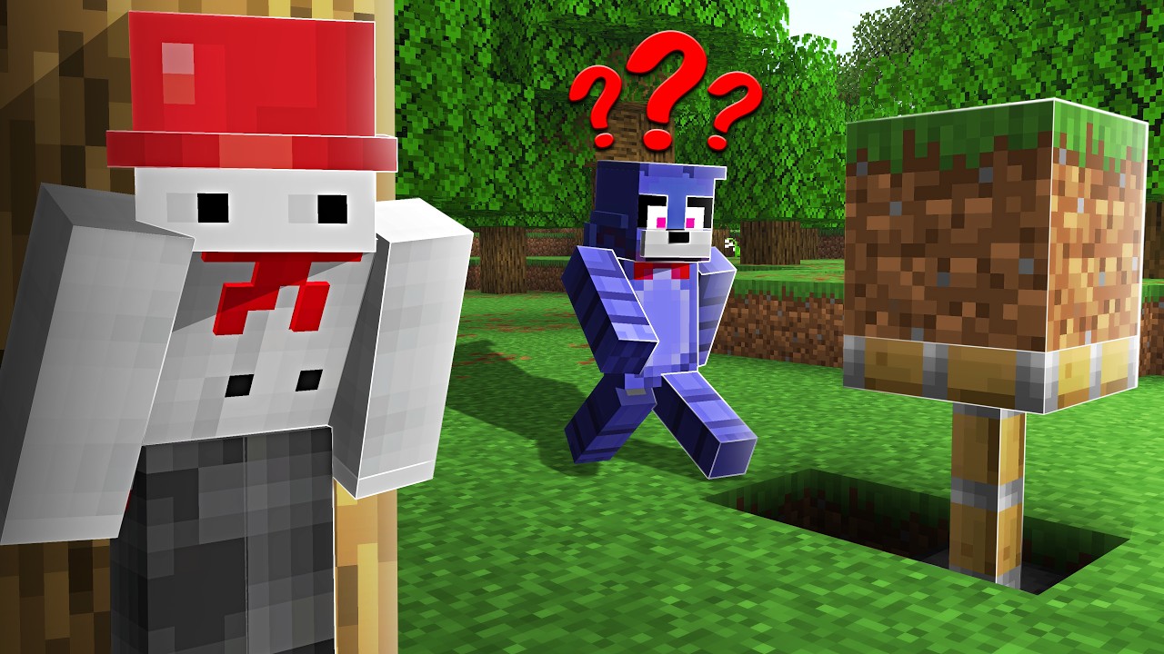 Ich trappe 10 YouTuber in Minecraft, ohne dass sie es WISSEN background