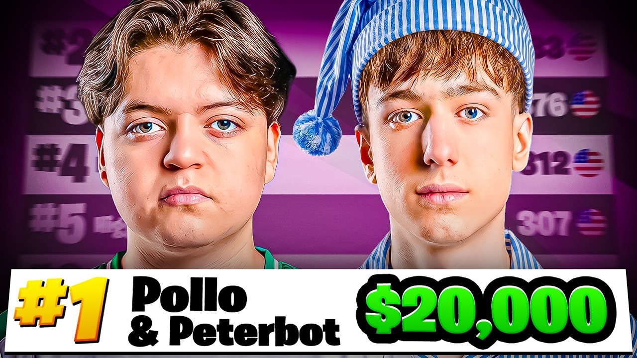 1ST EWC GRAND FINALS B2B2B 🏆 ($20,000) w/ @PeterbotFN | Pollo background
