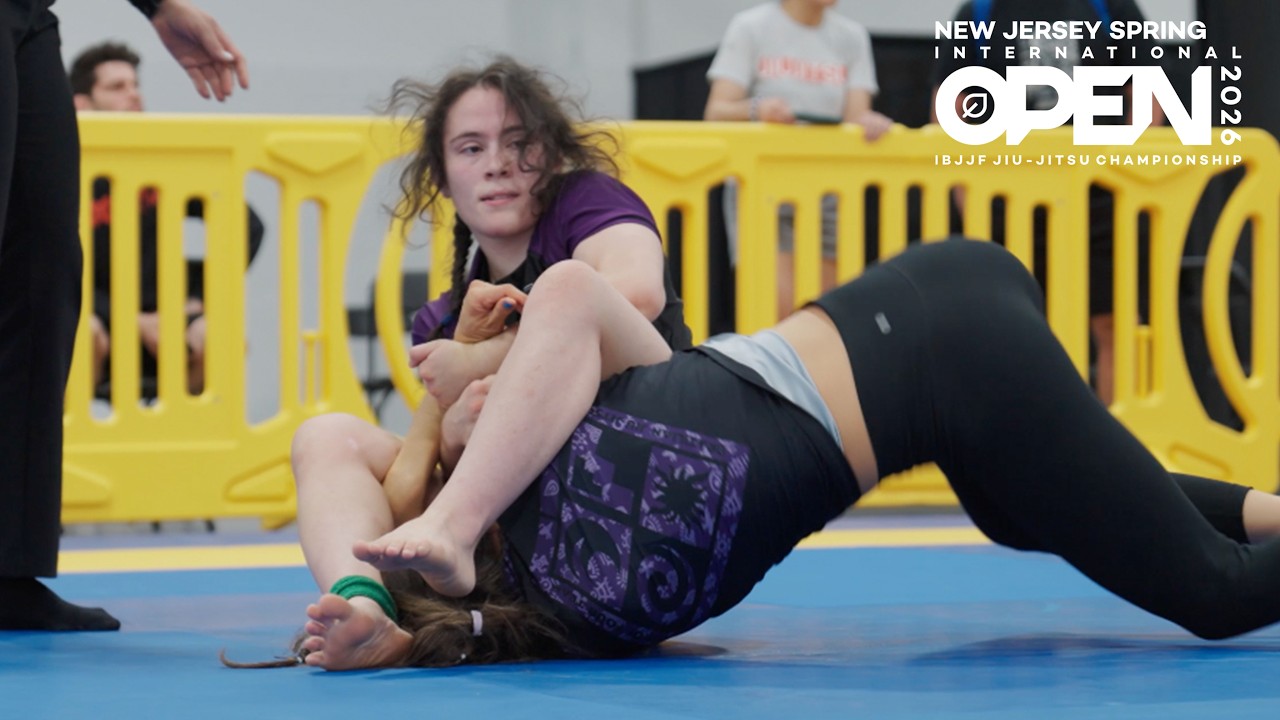 Esther Yee vs Melany Henao / New Jersey Spring Open No-Gi 2026 backdrop