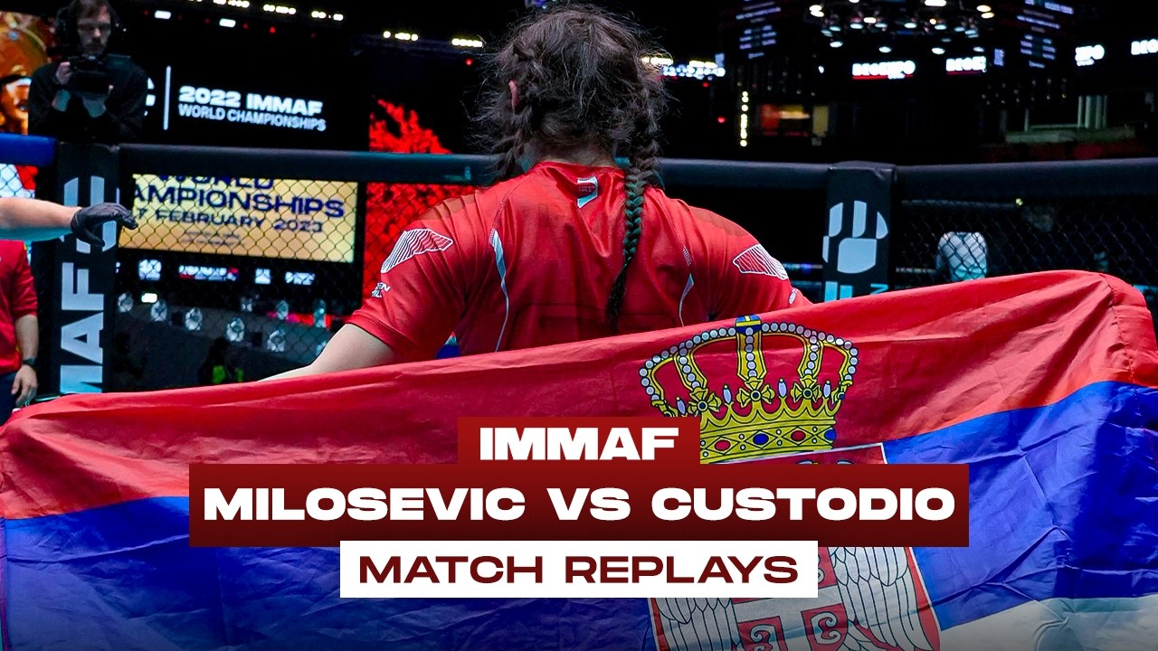Nina Nikolija Milosevic vs. Mercedes Custodio Lopez | FULL FIGHT | 2022 IMMAF World Championships background