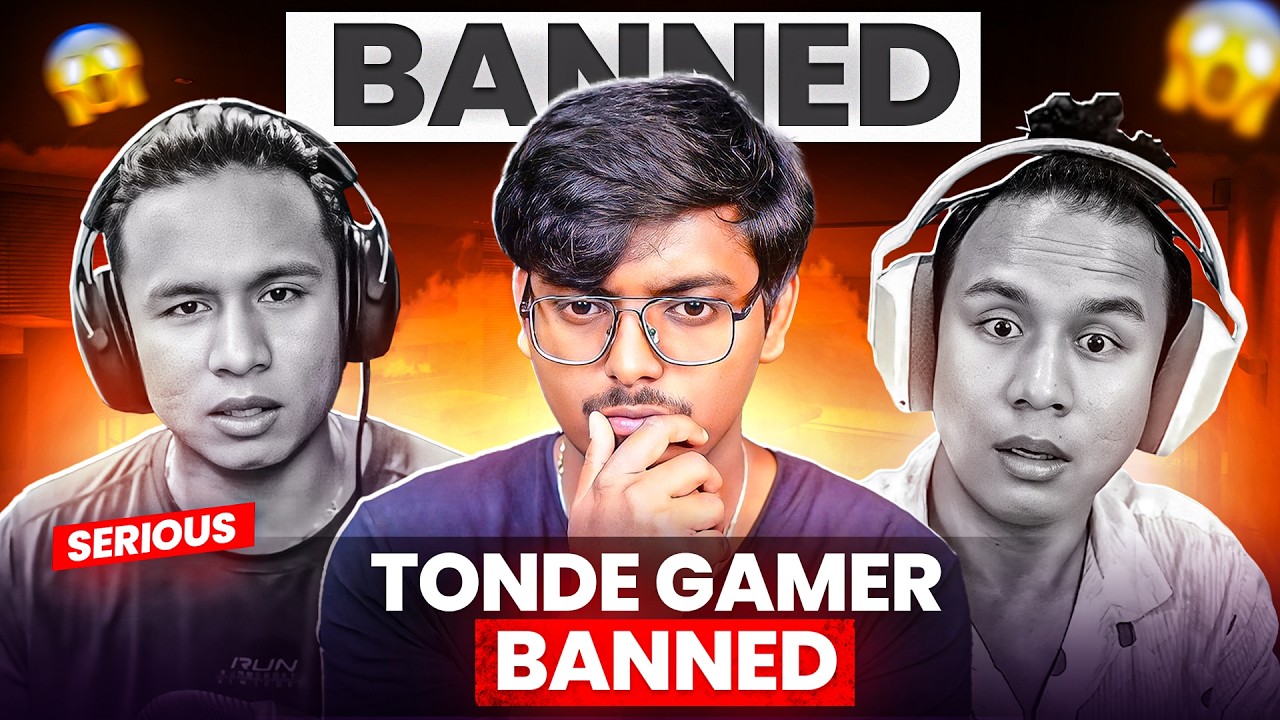 THIS IS SERIOUS😡 Tonde Gamer Banned? The Truth Every Free Fire Creator Must Know background
