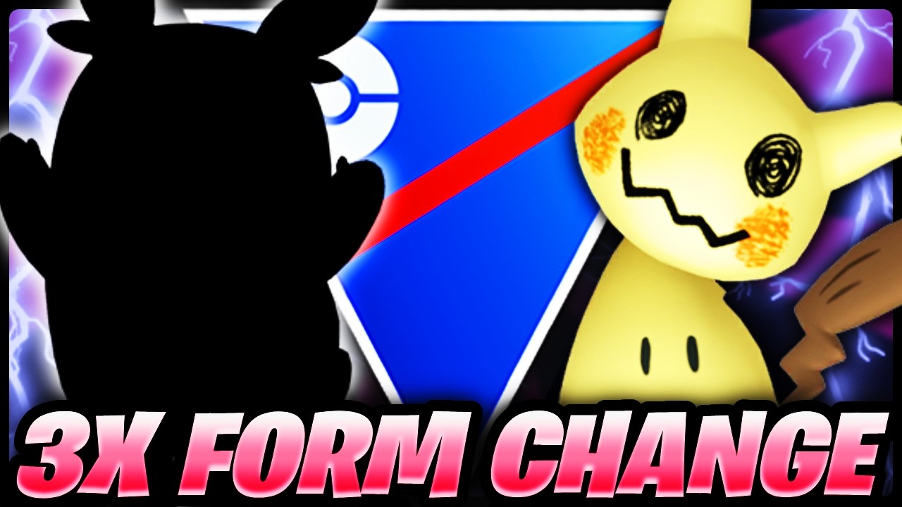 TRIPLE FORM CHANGE! *NEW* MIMIKYU is BUSTED in the Great League! background