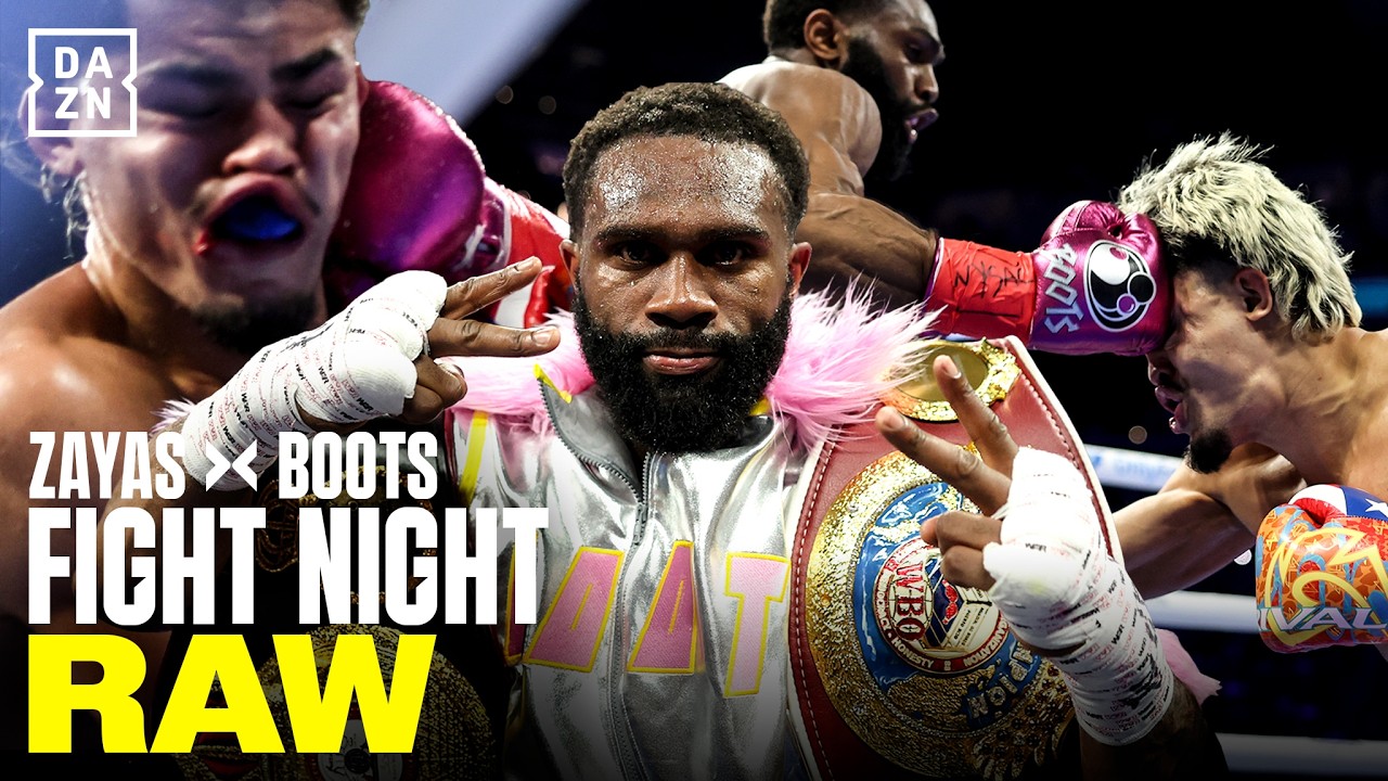 Xander Zayas vs. Jaron "Boots" Ennis UNSEEN moments | Fight Night RAW background