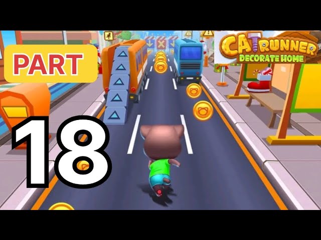Cat Runner πββ¬ Daily basis Game Trainding Android Gameplay #gamplay background