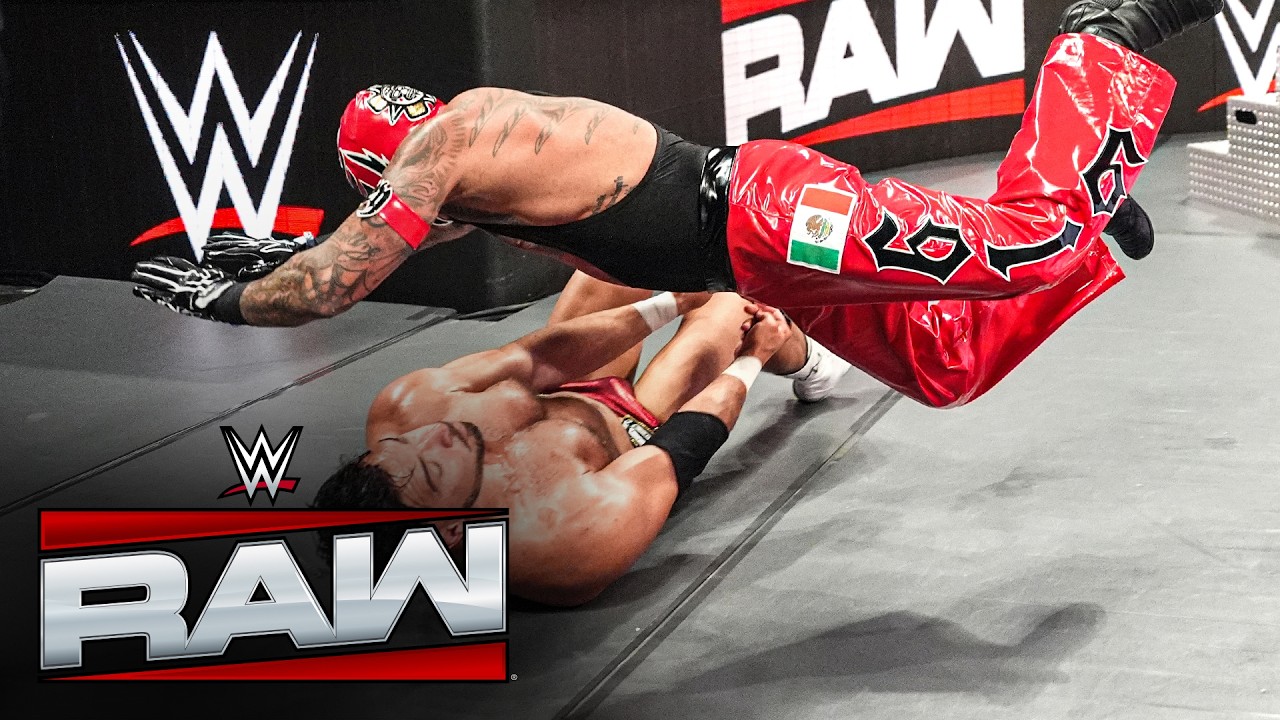 Rey Mysterio takes down Ethan Page: Raw highlights, June 29, 2026 background