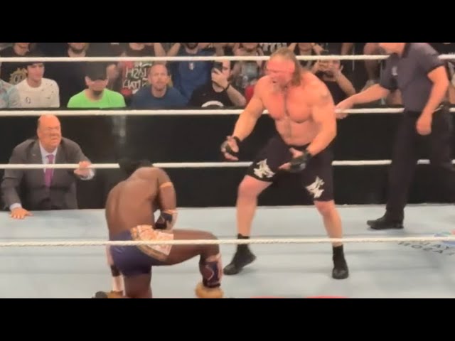 Brock Lesnar vs Oba Femi 1 And 2 Full Match | WWE Live 2026 backdrop