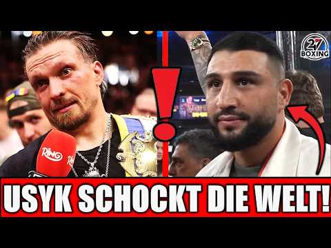 WOW! USYK GIBT ALLE TITEL AB! Agit Kabayel ist NEUER WELTMEISTER! 247 Boxing background