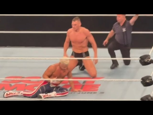 Cody Rhodes vs Gunther Full Championship Match | WWE Clash In Italy 5-31-2026 background
